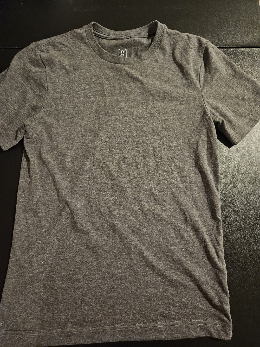 George Men's Heather Gray Crew Neck Short Sleeve Tee